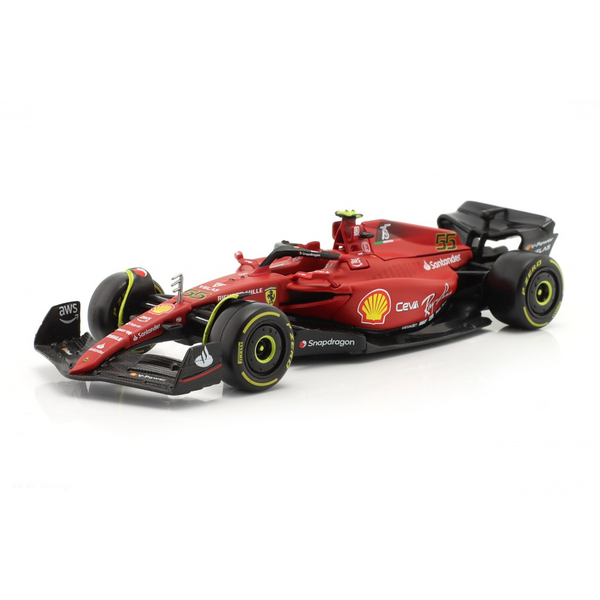 (2022) F1 Miniatura Ferrari 1:18 F1-75 #55 Carlos Sainz 1:18