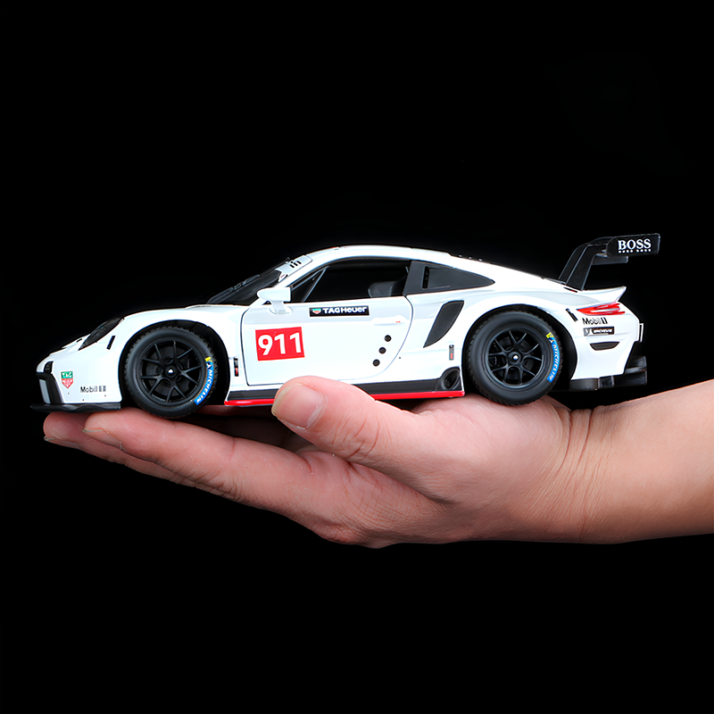 Miniatura Porsche 911 RSR WEC em Metal 1:18