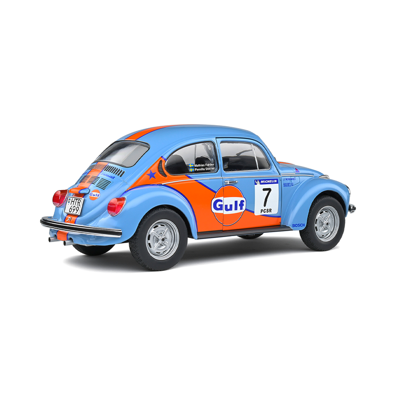 Miniatura Volkswagen Fusca Beetle 1303 Gulf Rallye Colds Balls 2019 1:18