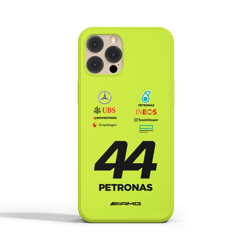 Case Mercedes AMG Verde Neon 2024 Lewis Hamilton