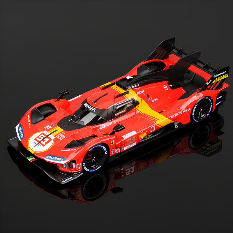 Miniatura WEC Ferrari 499P 2023 em Metal