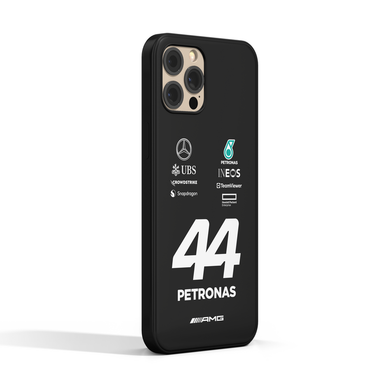 Case Mercedes AMG Preta 2024 Lewis Hamilton