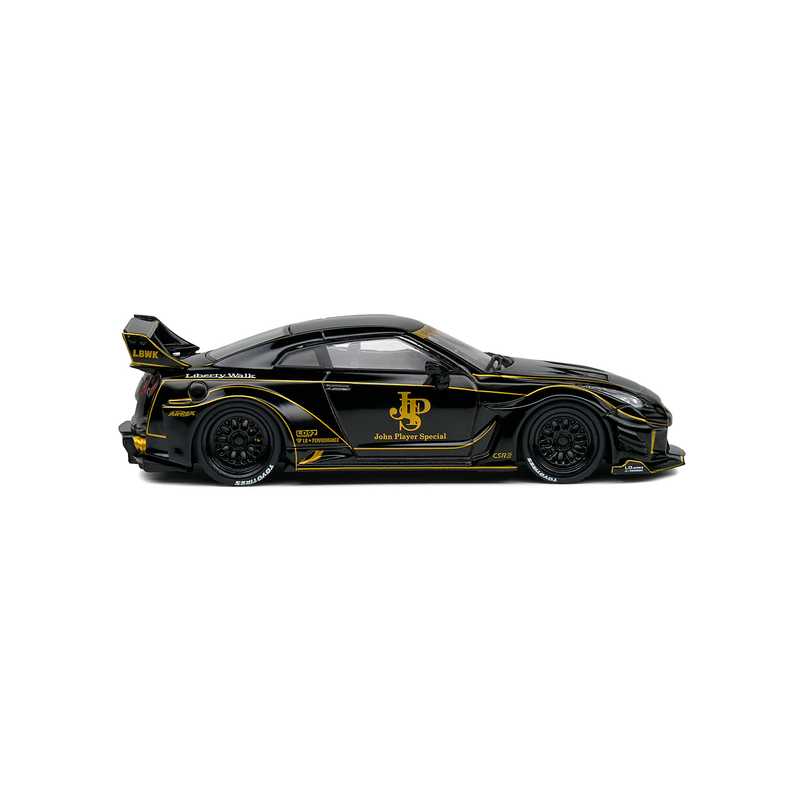 Miniatura Nissan GT-R (R35) LB Silhouette JPS 1:18