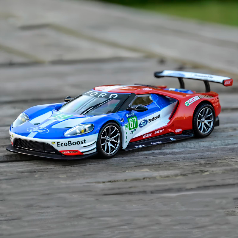 Miniatura Ford GT 2017 WEC em Metal 1:18