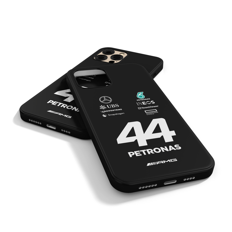 Case Mercedes AMG Preta 2024 Lewis Hamilton