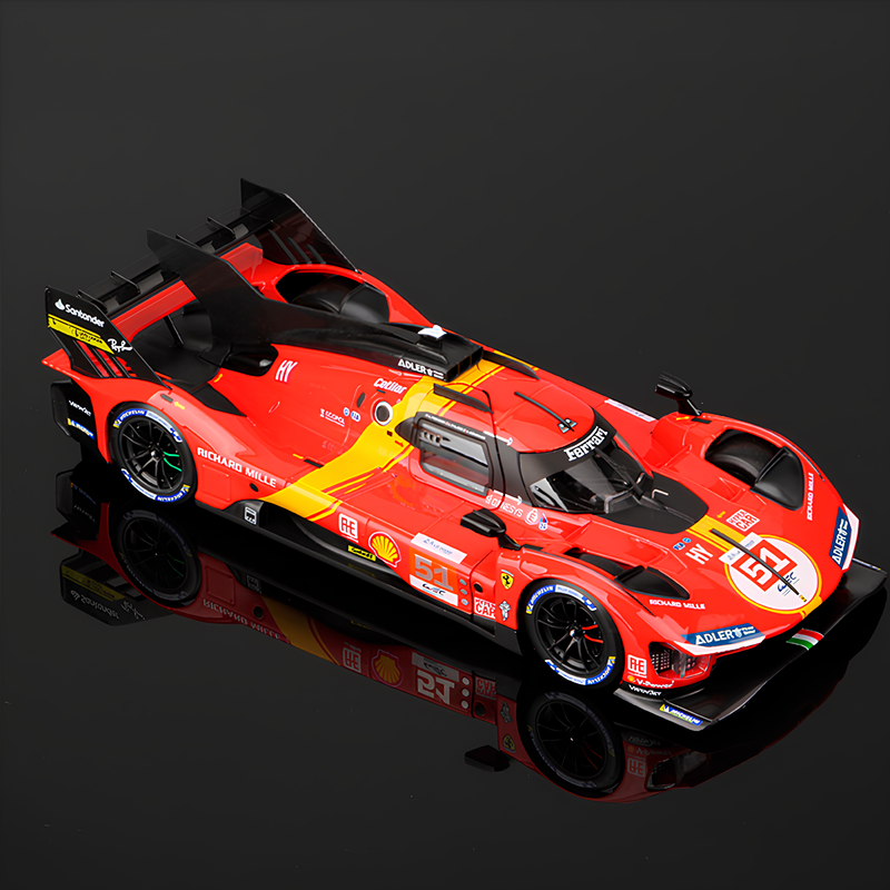 Miniatura WEC Ferrari 499P 2023 em Metal