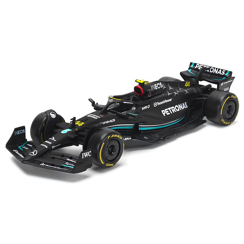 Miniatura Fórmula 1 Mercedes-AMG F1 W14 1:18 + Piloto Lewis Hamilton