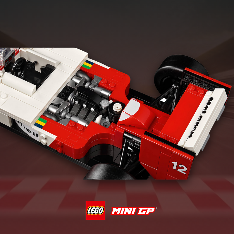 (1988) Miniatura Lego - McLaren MP4/4 e Ayrton Senna