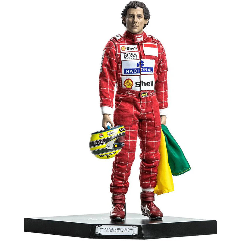 Ayrton Senna Scale 1/6 Live Legend Iron Studios Exclusivo