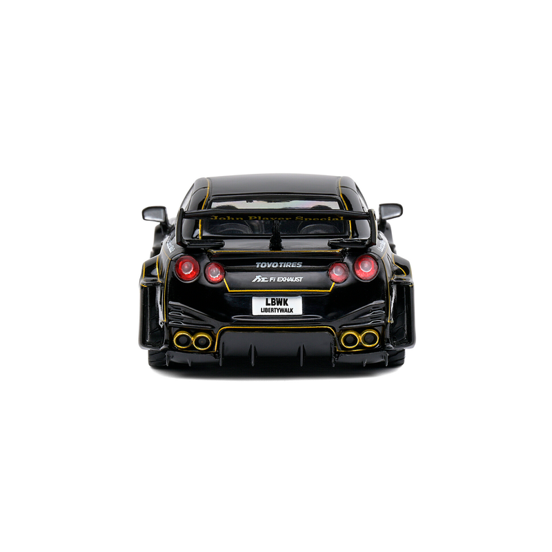 Miniatura Nissan GT-R (R35) LB Silhouette JPS 1:18