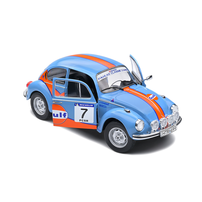 Miniatura Volkswagen Fusca Beetle 1303 Gulf Rallye Colds Balls 2019 1:18