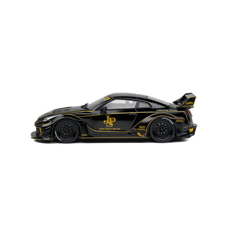 Miniatura Nissan GT-R (R35) LB Silhouette JPS 1:18