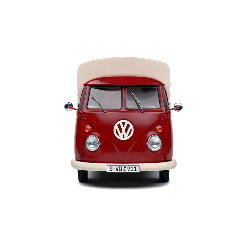 Miniatura Volkswagen Kombi Pick-Up Porsche 1950 1:18