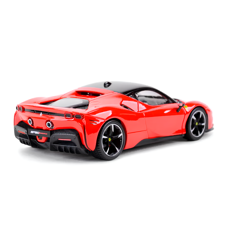 Miniatura Ferrari SF90 Stradale em Metal 1:18