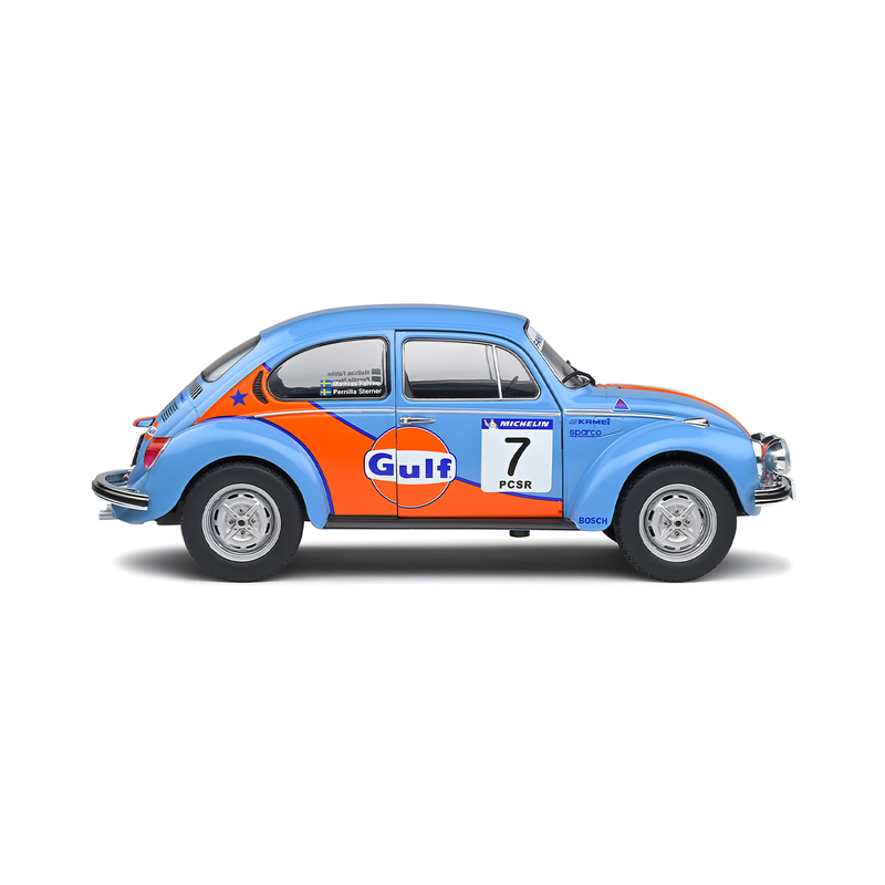 Miniatura Volkswagen Fusca Beetle 1303 Gulf Rallye Colds Balls 2019 1:18