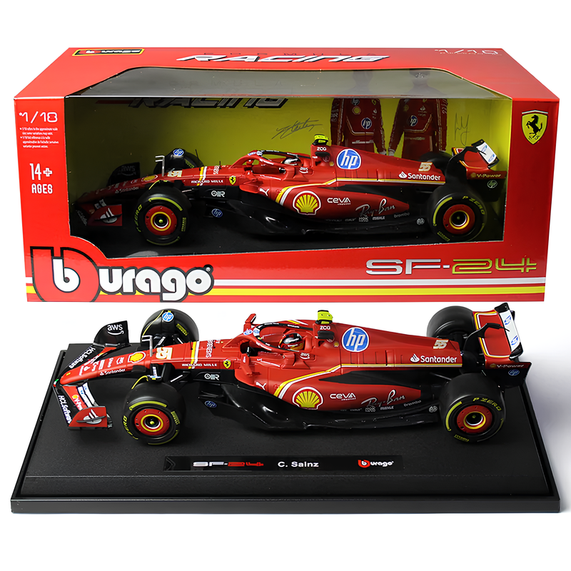 (2024) Miniatura Fórmula 1 Ferrari SF-24 1:18