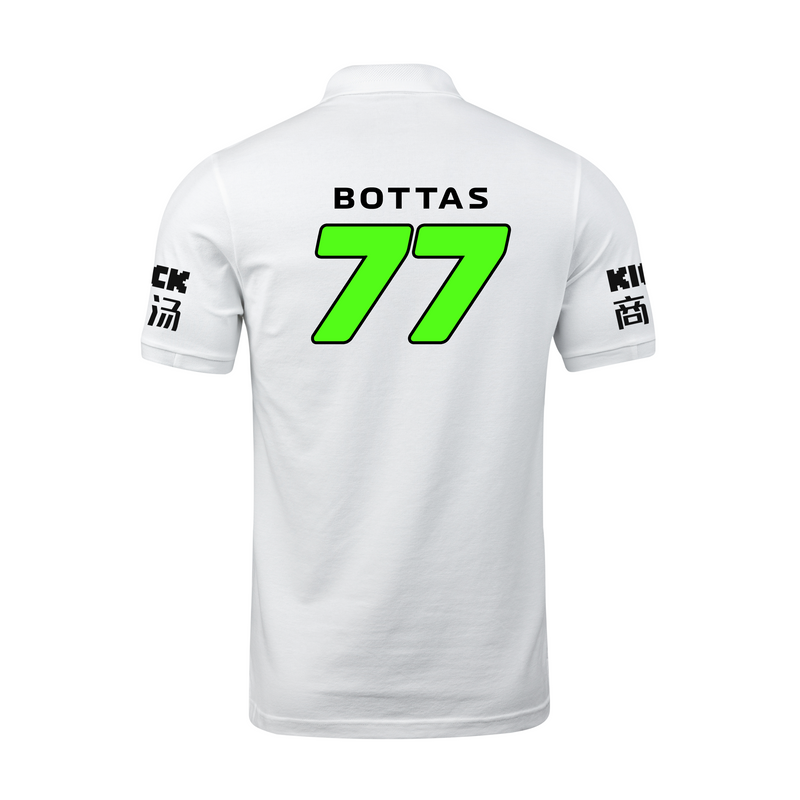 Camisa Polo Valtteri Bottas Stake Sauber 2024 Branca