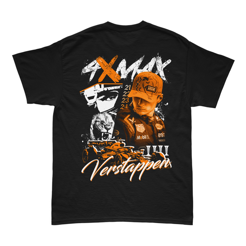 Camiseta Edição Especial Max Verstappen Campeão 2024