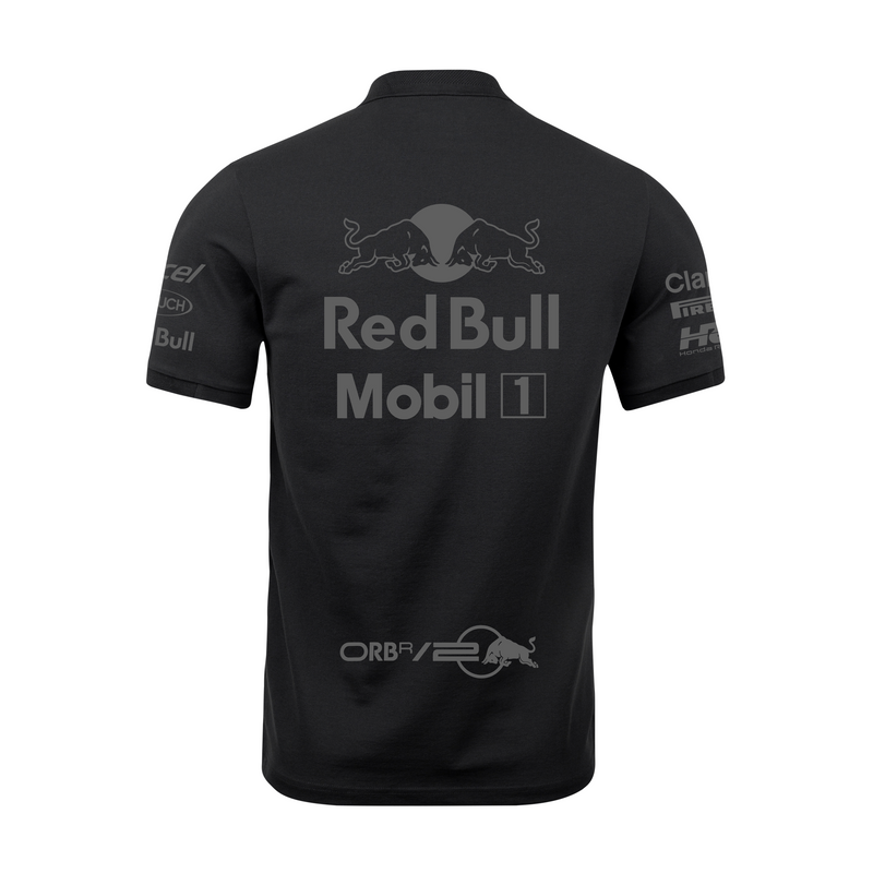 Camisa Polo Sergio Perez Red Bull Racing 2024 All Black