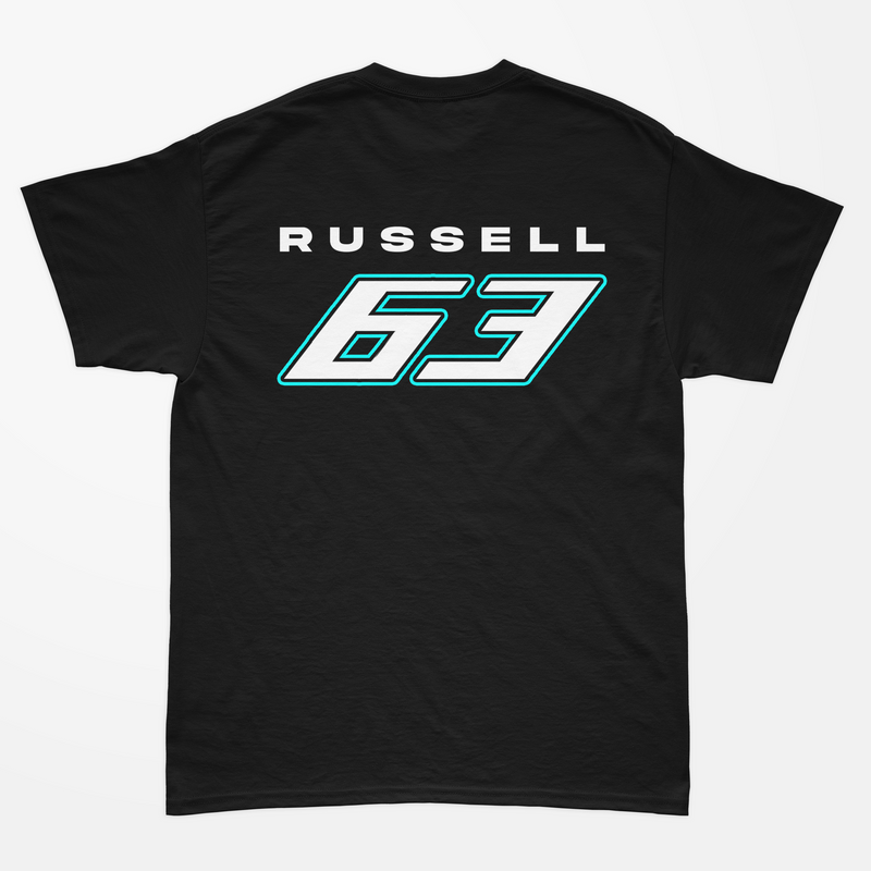 Camiseta George Russell Waves Algodão