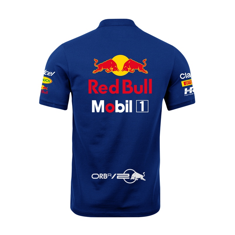 Camisa Polo Sergio Perez Red Bull Racing 2024 Azul Marinho