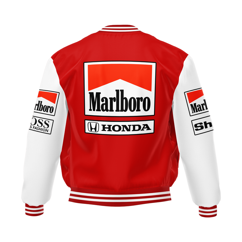 Jaqueta Mclaren Honda Marlboro Retrô