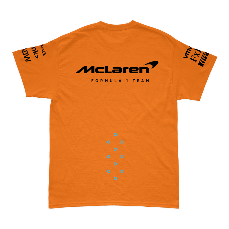 Camiseta Algodão McLaren 2024 Laranja