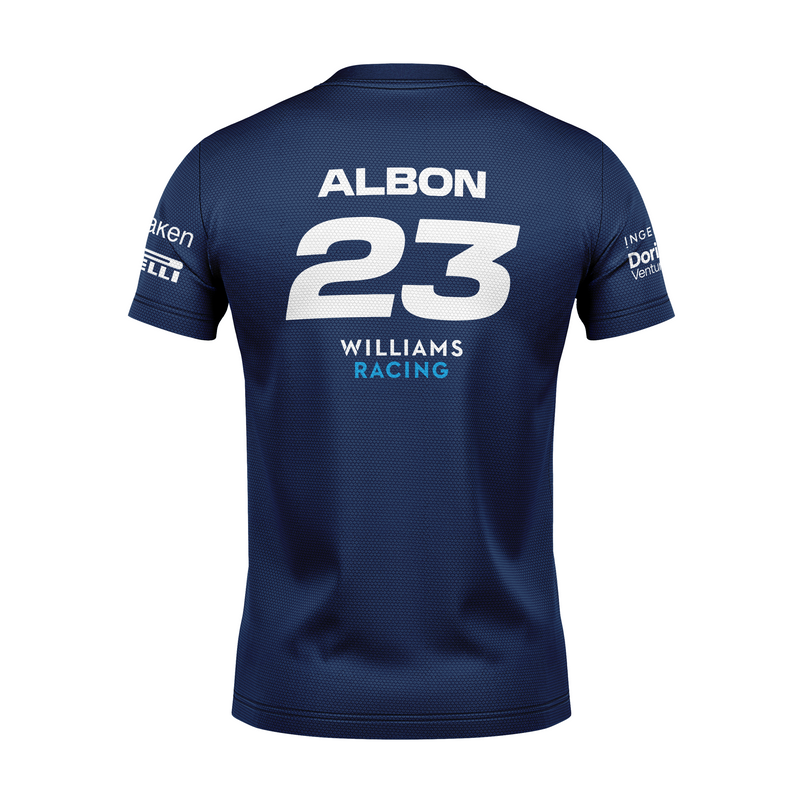 Camiseta DryFit Alex Albon Williams 2024 Azul Marinho