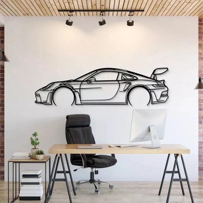 Quadro Decorativo Porsche GT3 RS - 90cm x 35cm