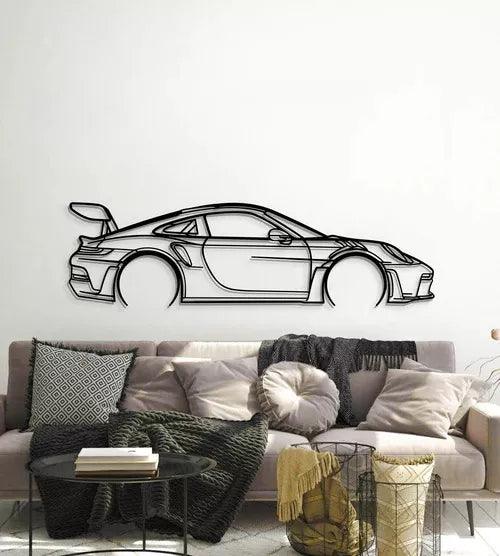 Quadro Decorativo Porsche GT3 RS - 90cm x 35cm