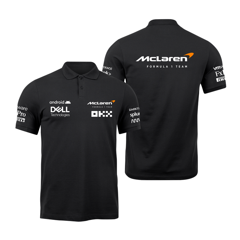 Camisa Polo Mclaren 2024 Preta