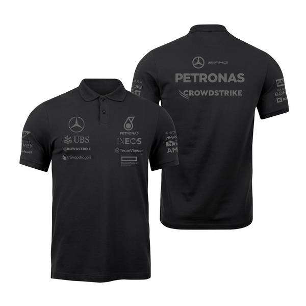 Camisa Polo Mercedes 2024 All Black