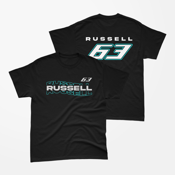 Camiseta George Russell Waves Algodão