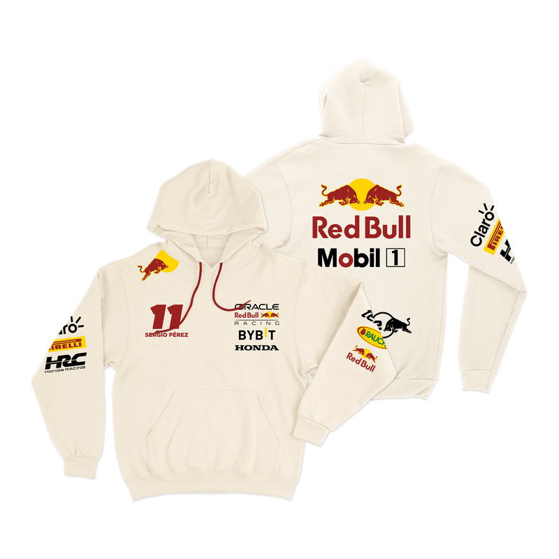 Moletom Canguru Red Bull Sérgio Pérez Off-White 2024