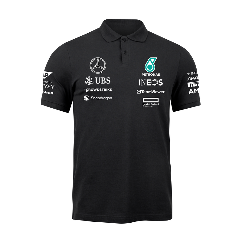 Camisa Polo Mercedes 2024 Preta