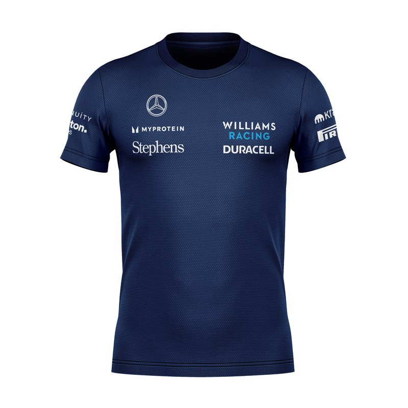 Camiseta DryFit Alex Albon Williams 2024 Azul Marinho