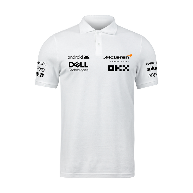 Camisa Polo Mclaren 2024 Branca