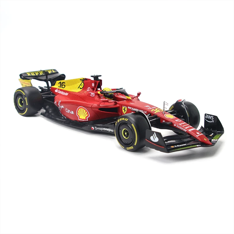 1:18 Ferrari F1-75 2022 Fórmula 1 Miniatura