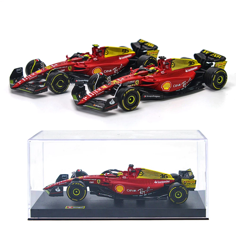 (2022) F1 Miniatura Ferrari 1:18 F1-75 Edição Comemorativa GP Monza