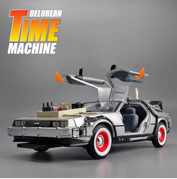 Miniatura Delorean Carro De Volta Para o Futuro 1:18