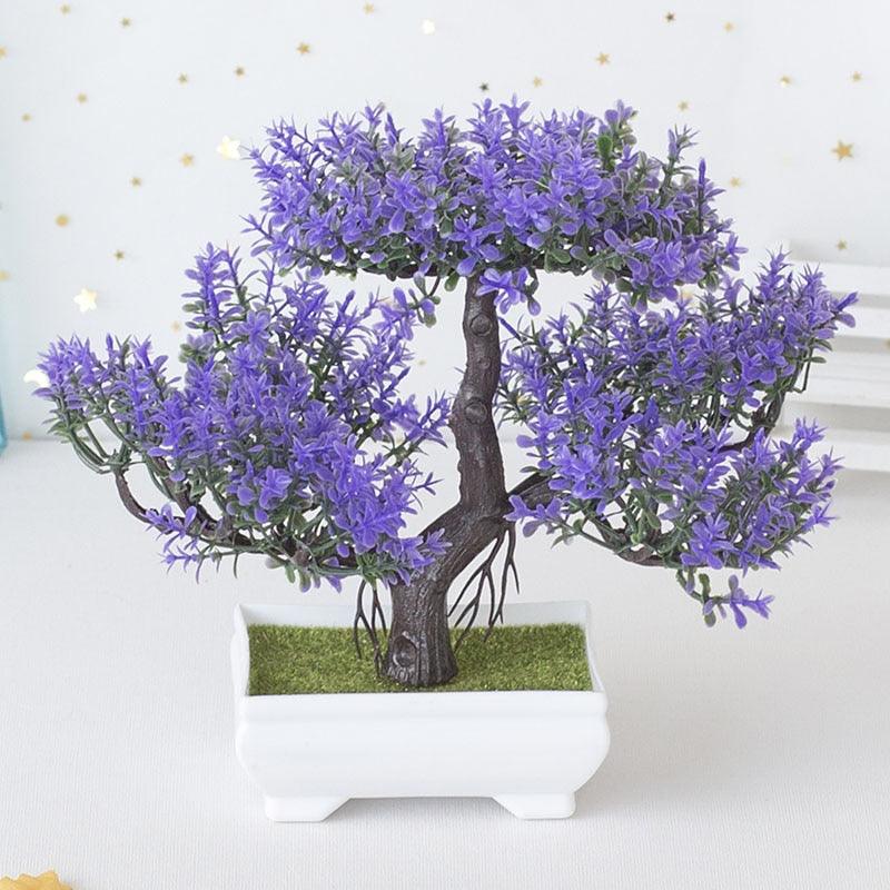 Bonsai Artificial Plantas Decoração