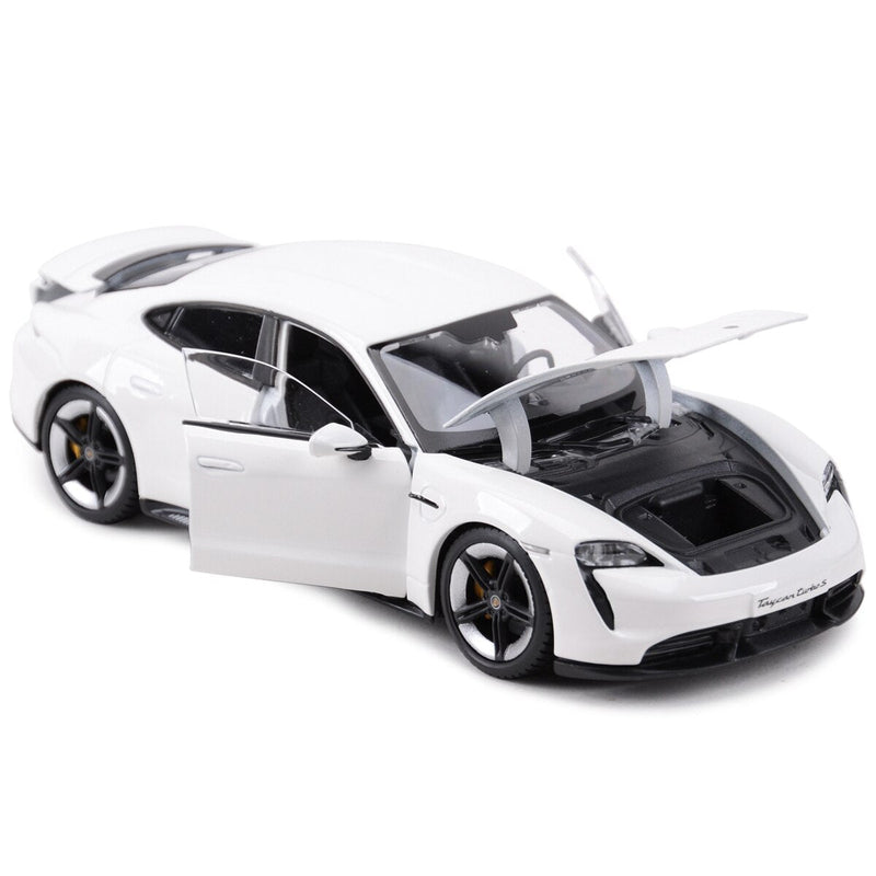 Miniatura Porsche™ Taycan Turbo S em Metal 1:18