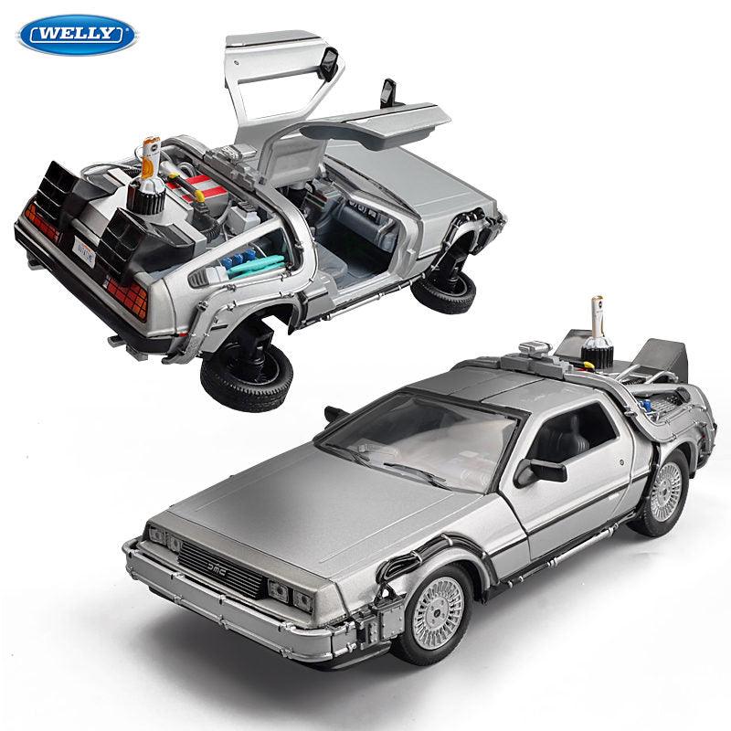 Miniatura Delorean Carro De Volta Para o Futuro 1:18