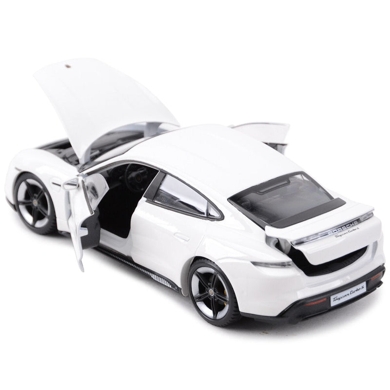 Miniatura Porsche™ Taycan Turbo S em Metal 1:18