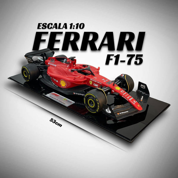 MINIATURA F1 FERRARI F1-75 / C.LECLERC - ESCALA 1:18 COM 53CM