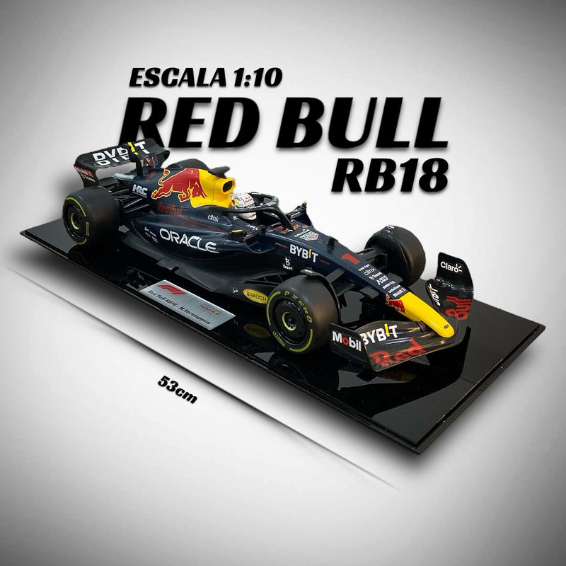 MINIATURA F1 RED BULL RB18 / M. VERSTAPPEN - ESCALA 1:18 COM 53CM