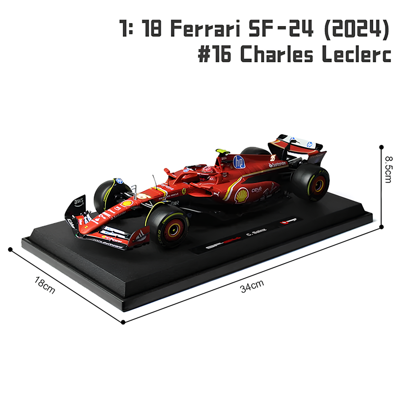 (2024) Miniatura Fórmula 1 Ferrari SF-24 1:18