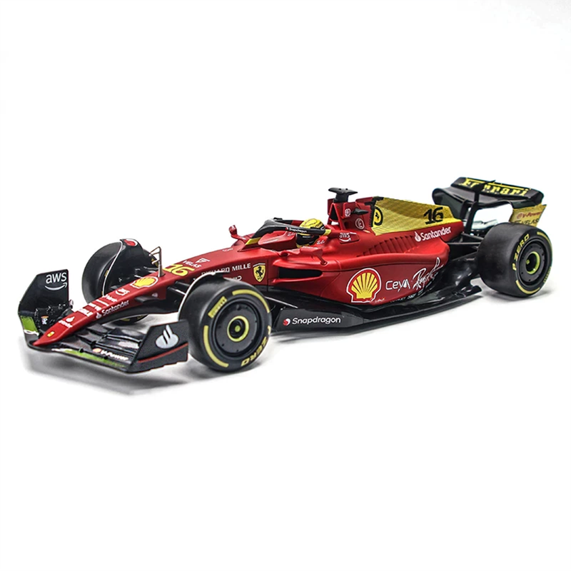 1:18 Ferrari F1-75 2022 Fórmula 1 Miniatura