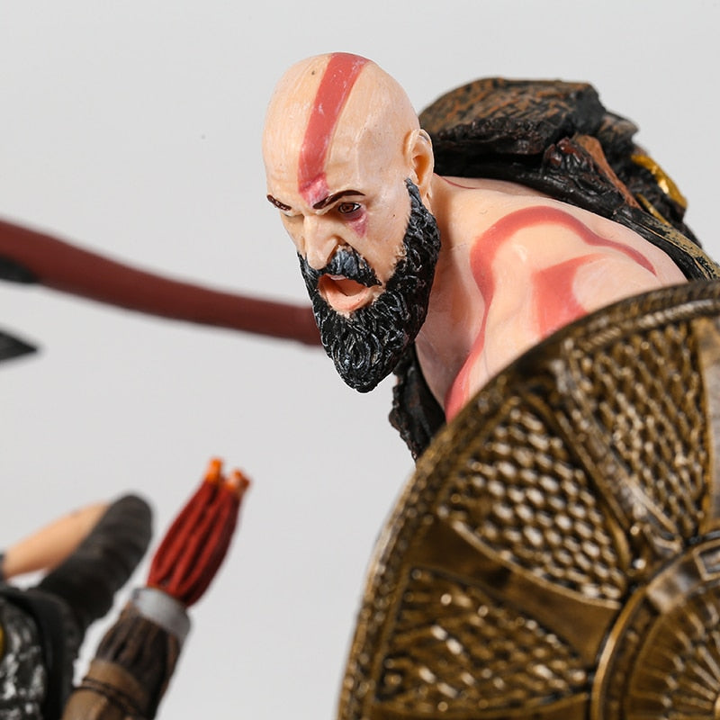 Kratos e Atreus Decoração Action Figure God of War