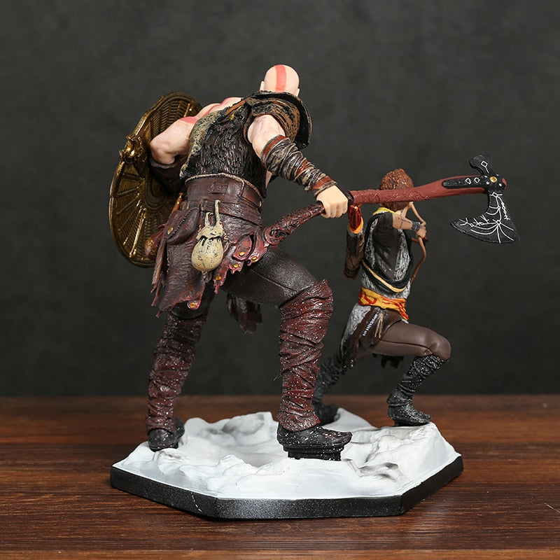 Kratos e Atreus Decoração Action Figure God of War